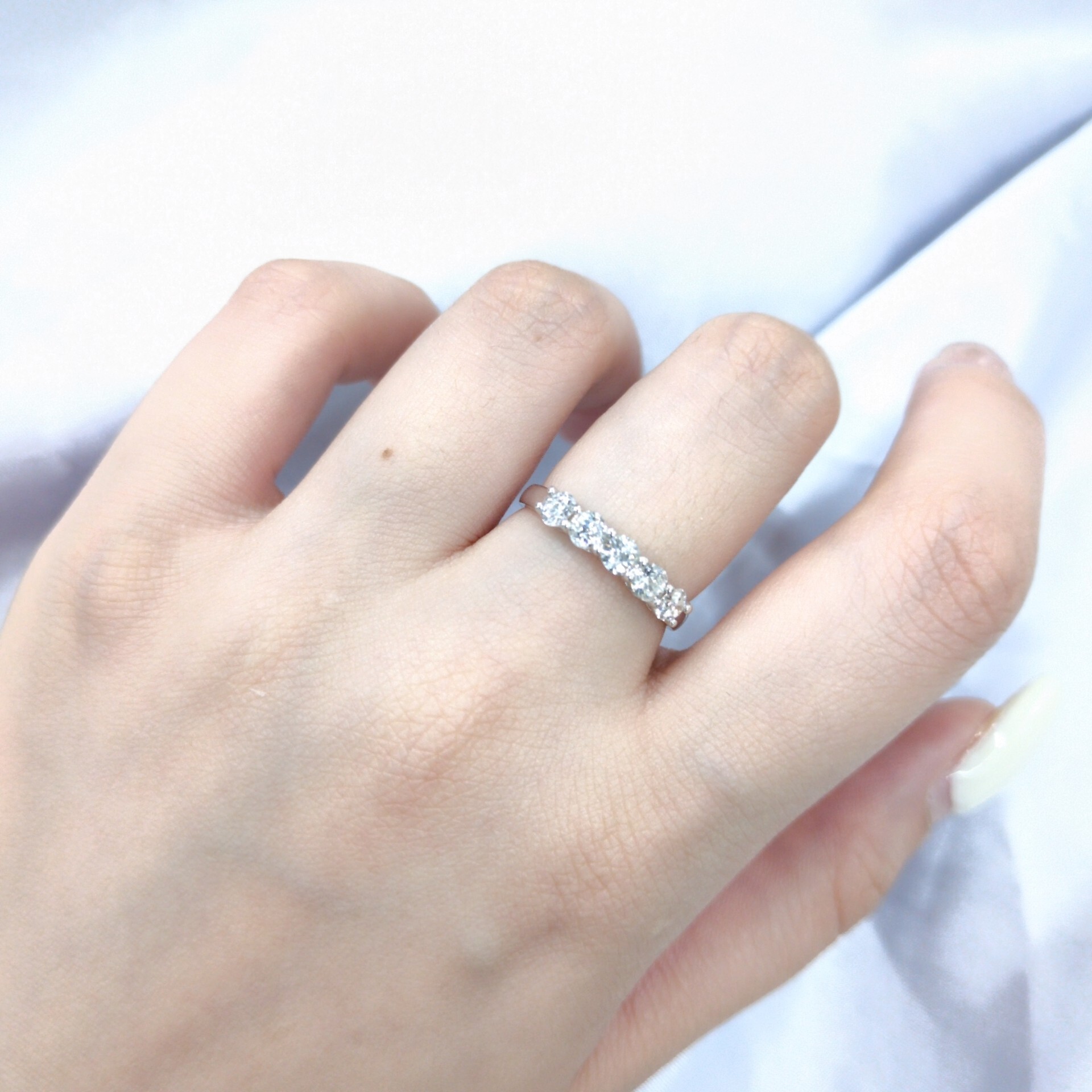 18K White Gold 0.65ct Diamond Ring