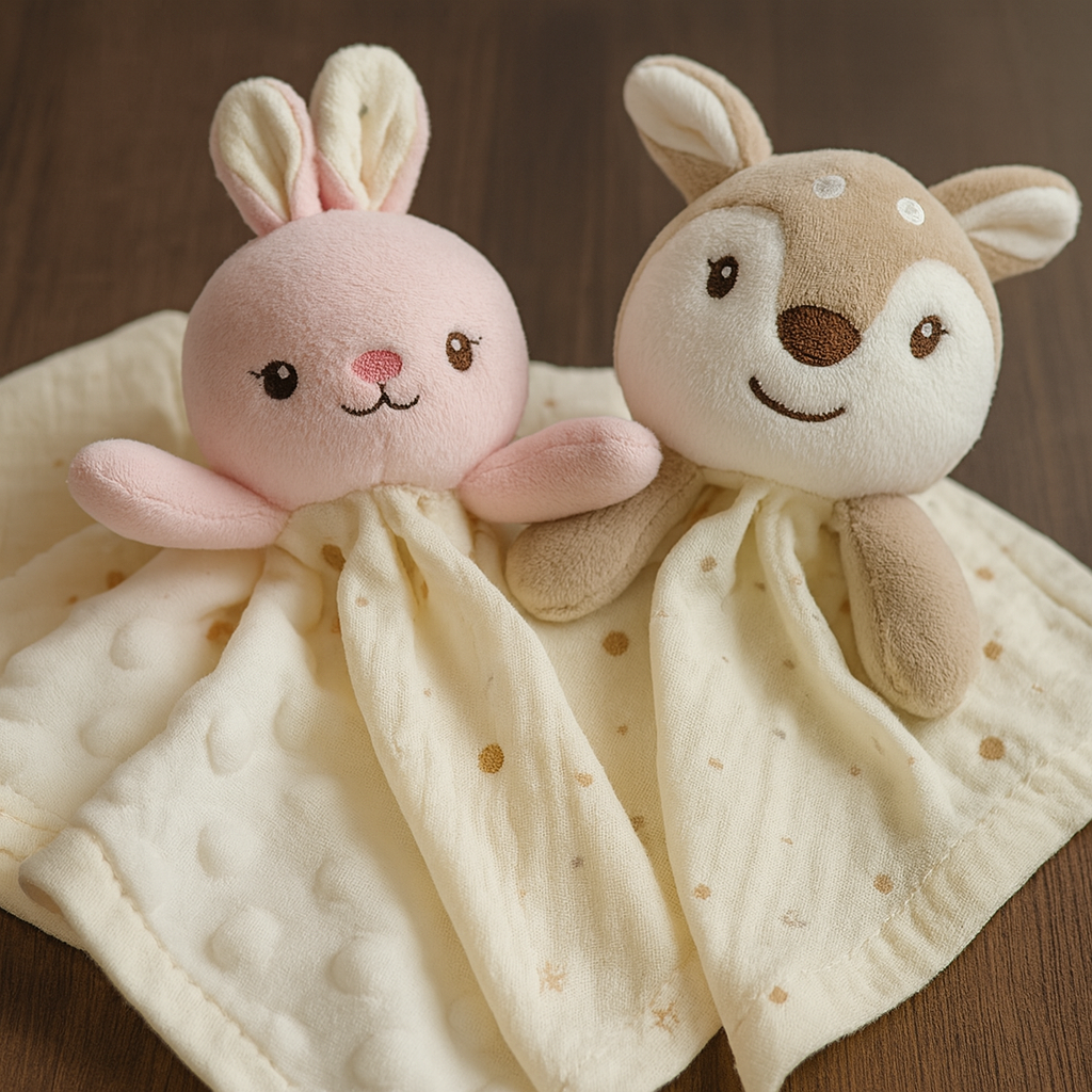 Qubies 玩偶安撫巾