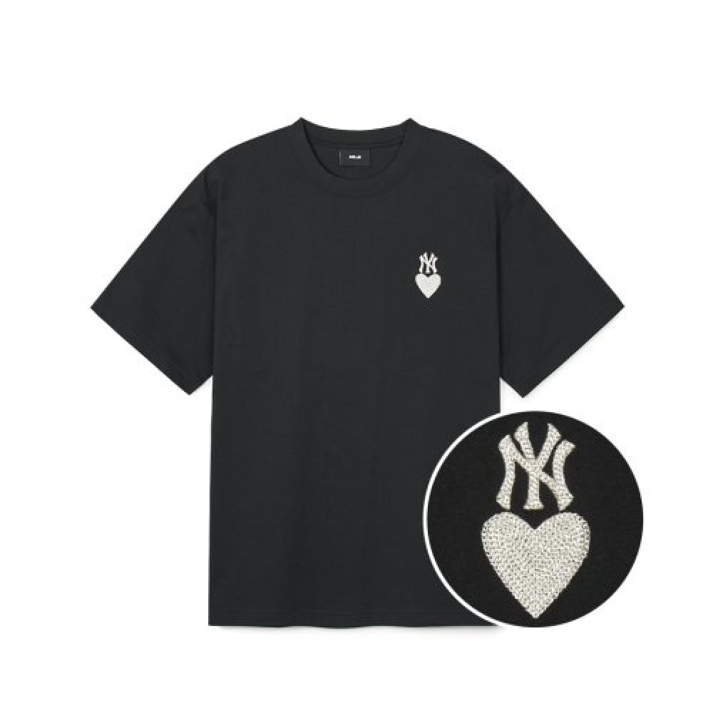 【直播】MLB LL081566 小logo修身短袖上衣