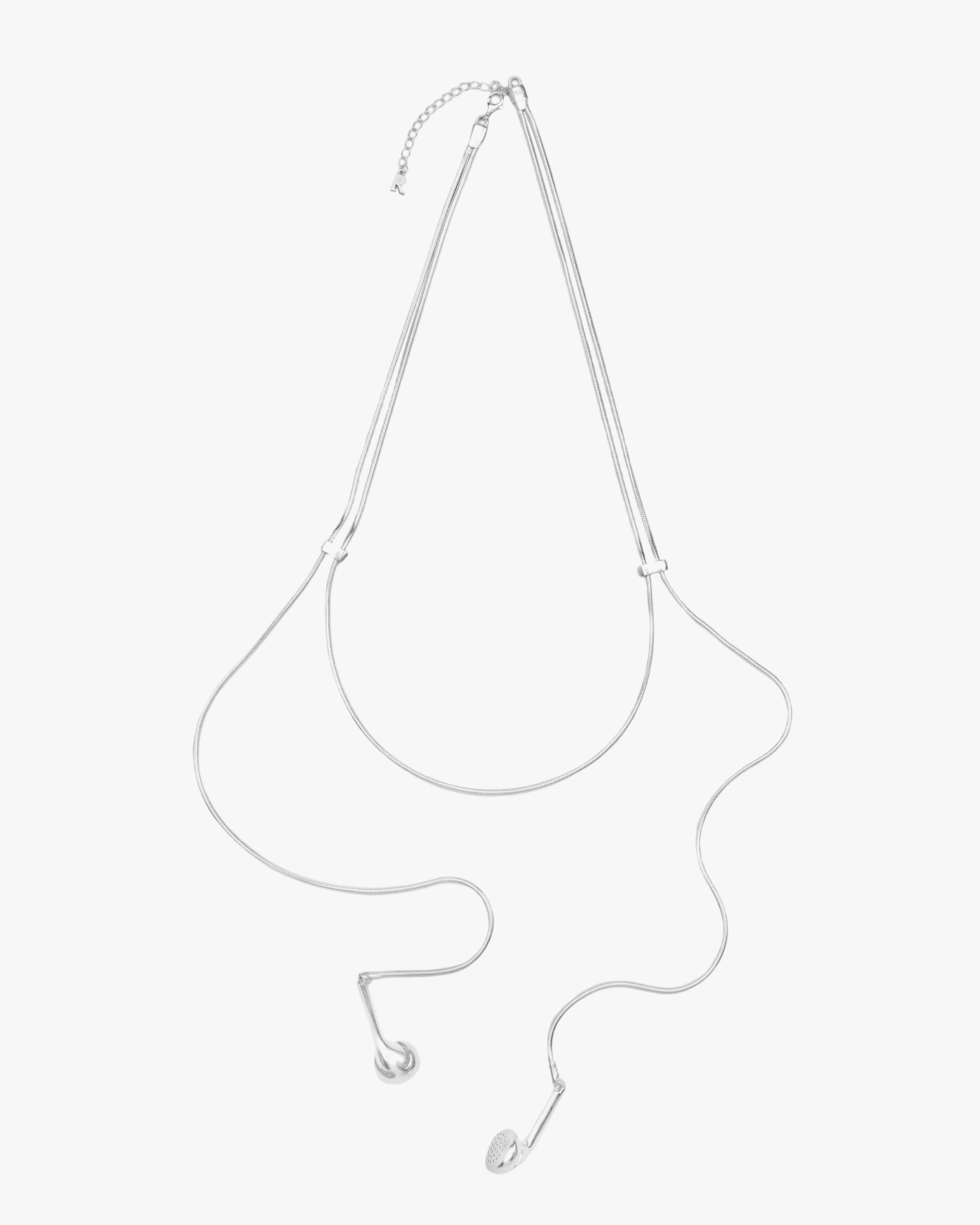 RECOVERY 完形耳機項鍊,925銀