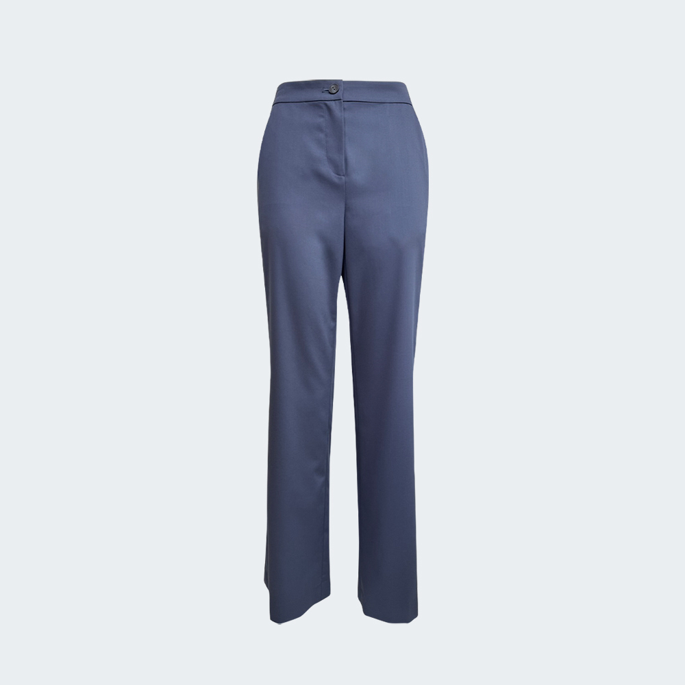 竹語涼感鬆緊直筒長褲