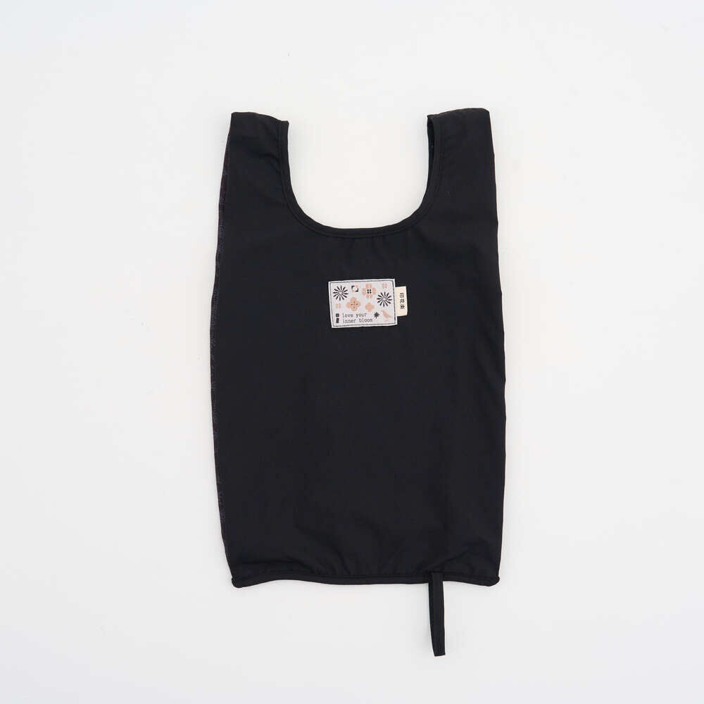 印花樂可收捲小背心袋/"I"系列/深邃黑