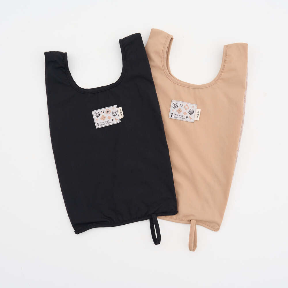 印花樂可收捲小背心袋/"I"系列/大地棕