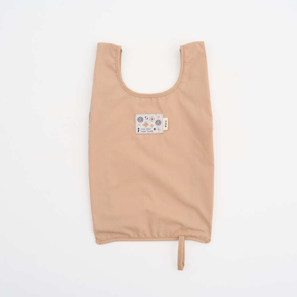 印花樂可收捲小背心袋/"I"系列/大地棕