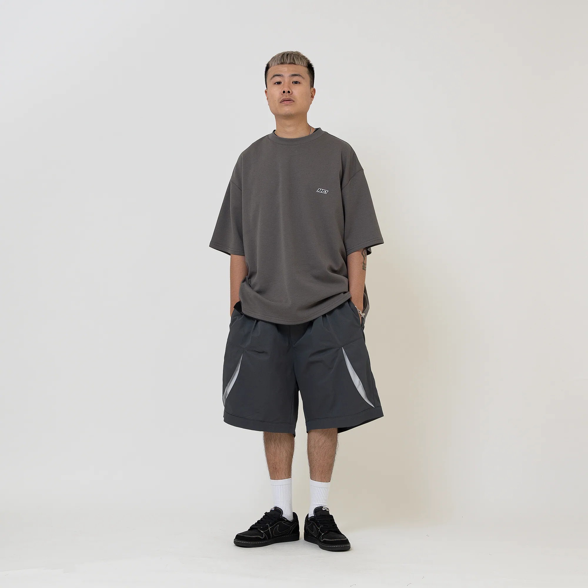 "現貨"  ANST 3D內折撞色短褲  ST.62