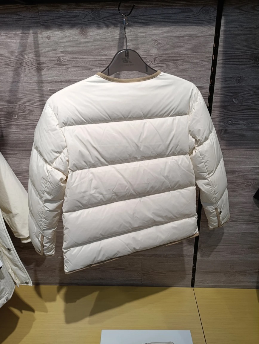 【零碼】NEW BALANCE 米白 羽絨外套 AWJ34308CIC