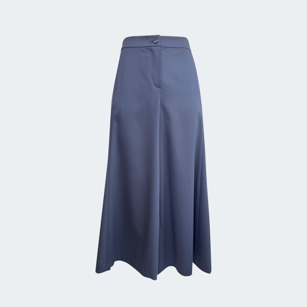 沁涼柔調鬆緊寬褲