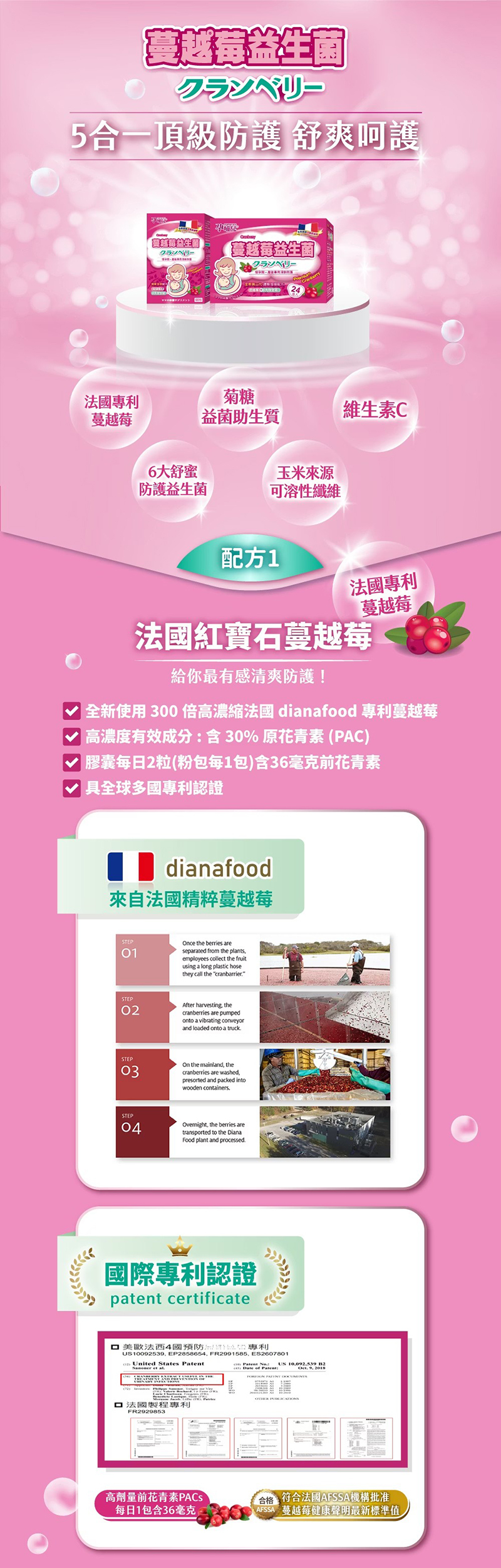 孕哺兒，蔓越莓益生菌膠囊