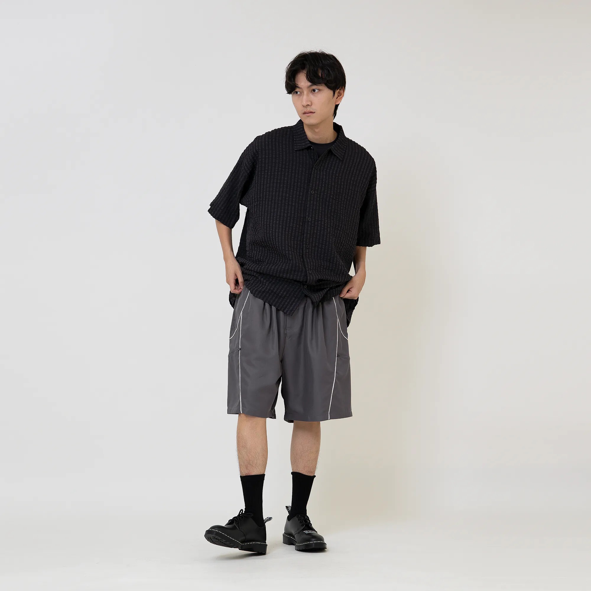 "現貨" ANST 撞色出芽拉鍊短褲  ST.61