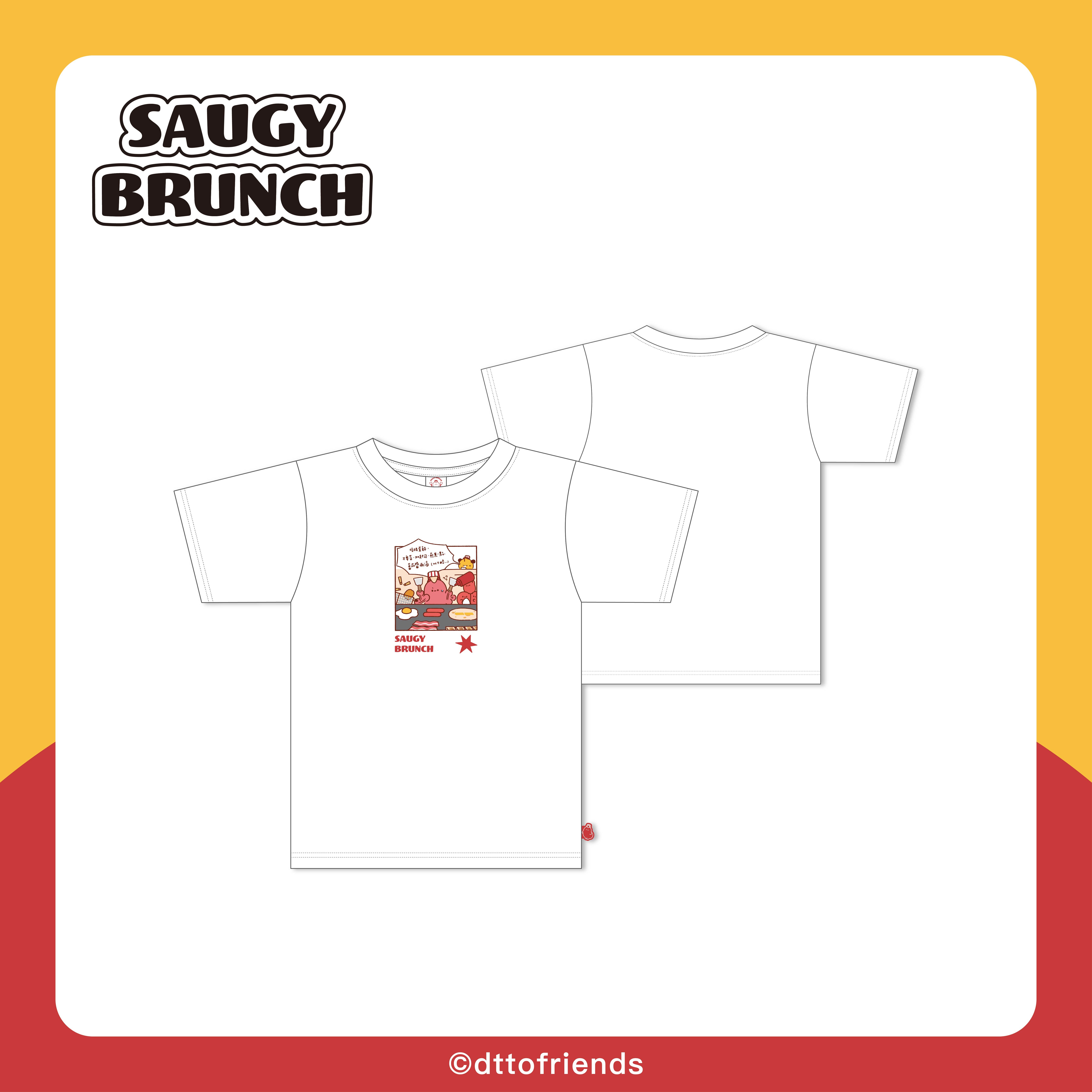 dtto friends-saugy brunch系列-T-shirt-手忙腳亂
