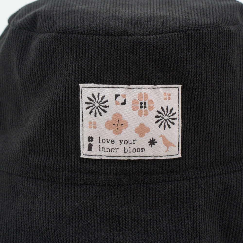 印花樂遮陽漁夫帽/"I"系列/深邃黑