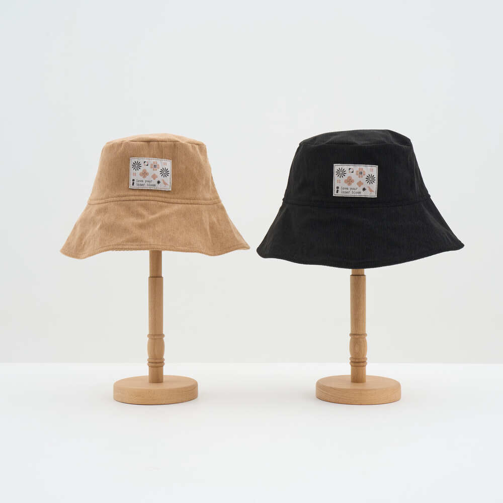 印花樂遮陽漁夫帽/"I"系列/深邃黑