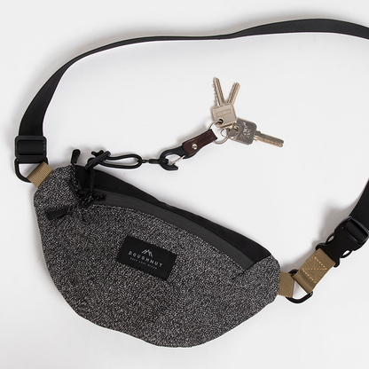 【現貨】DOUGHNUT ERRATIC SHIELD SERIES BUM BAG 花灰 D256