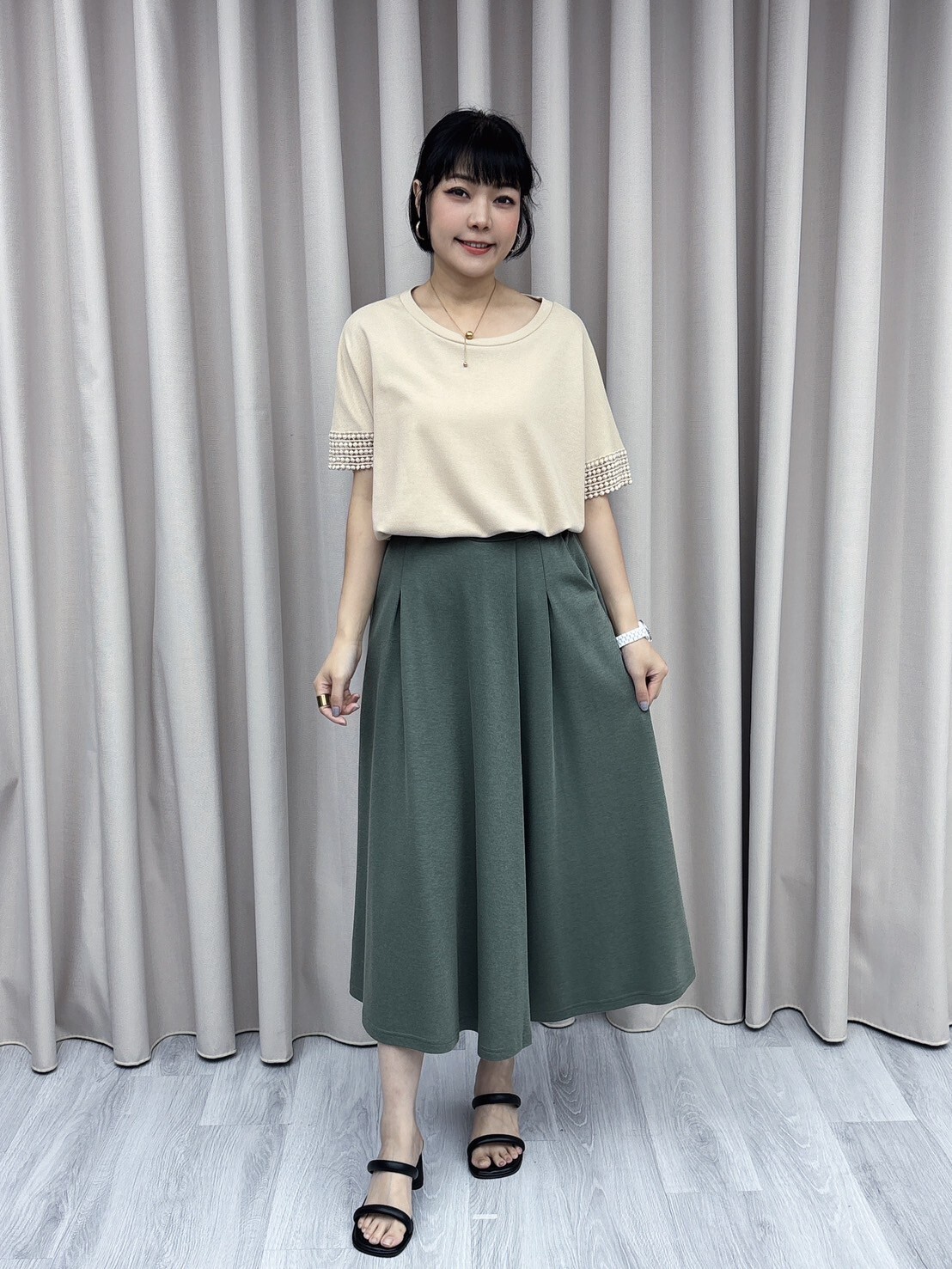 [兩件優惠] 155小隻女上班穿搭(杏)