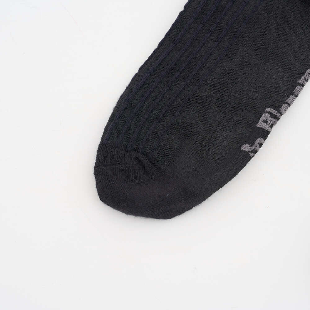 印花樂緹花中長襪/"I"系列/深邃黑