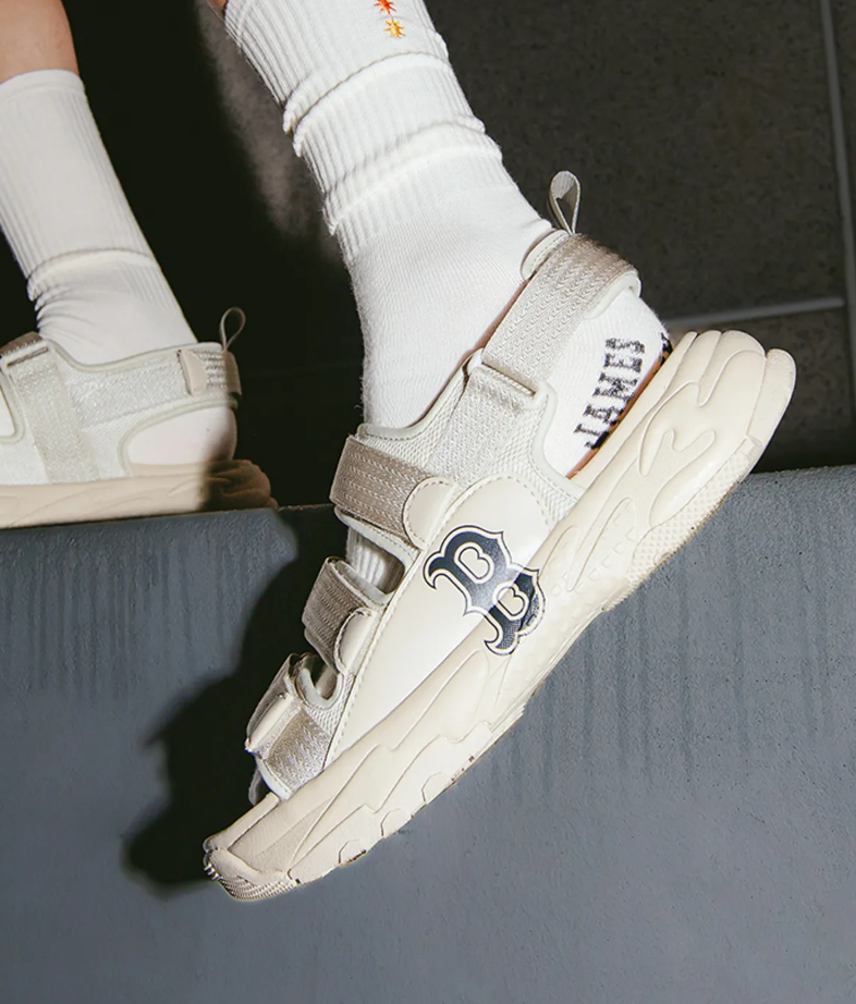 【直播】MLB LL081573 厚底涼鞋