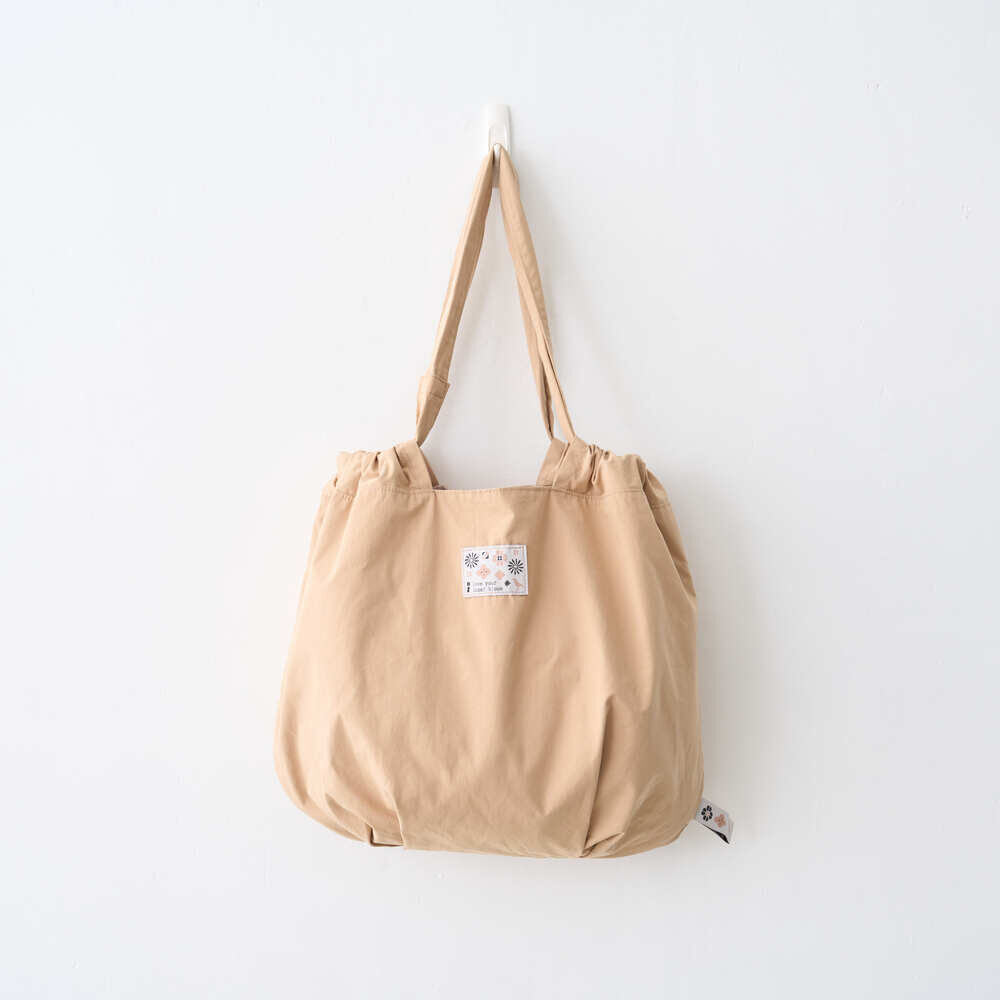 可調提帶皺口大包/"I"系列/大地棕