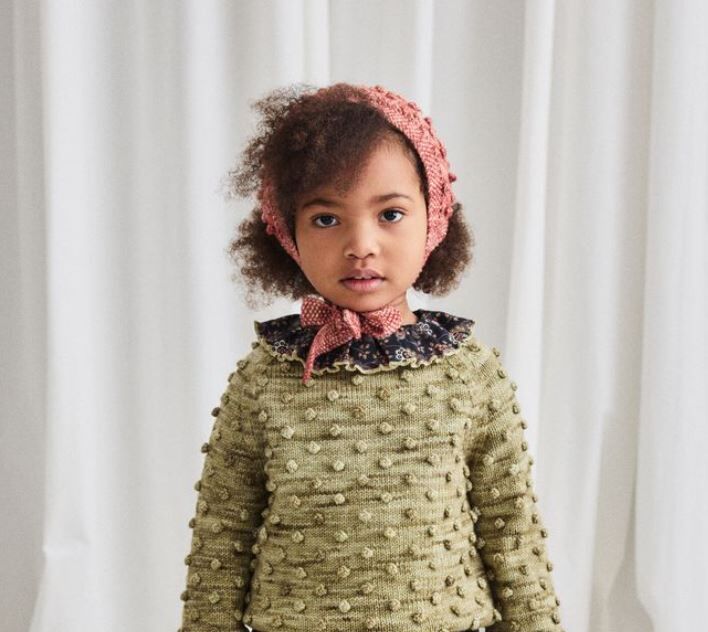 Misha & Puff 爆米花綁帶頭圍巾 Popcorn Headwarmer - Prairie Rose