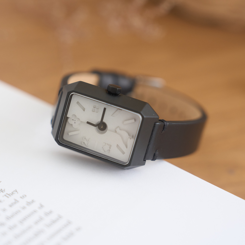 印花樂手錶/"I"系列/深邃黑