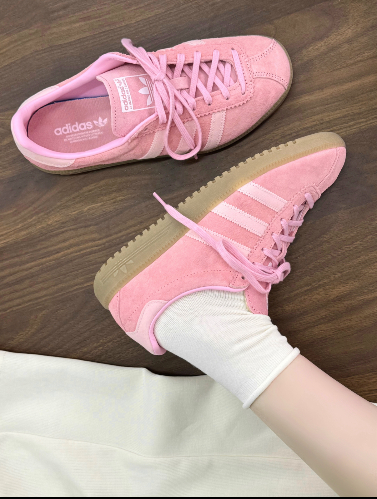 Adidas Originals Bermuda 草莓馬卡龍 粉色 淺粉色 麂皮 焦糖底 復古 德訓鞋 薄底鞋 GY7386/預購