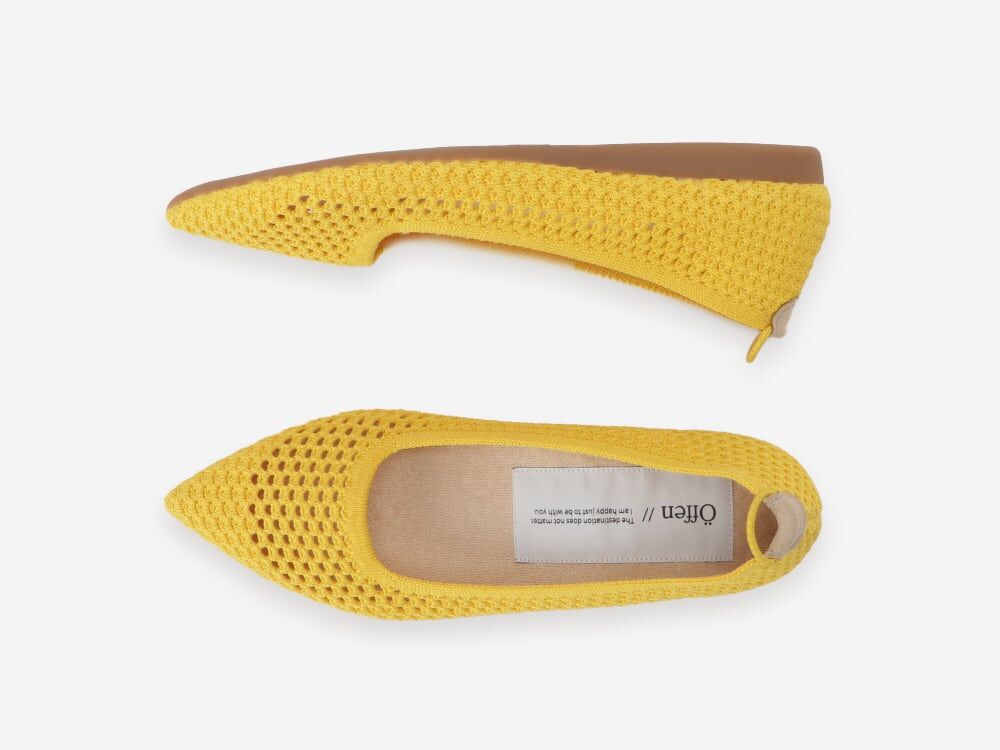 Öffenオッフェン｜pointed-DOILY / YELLOW