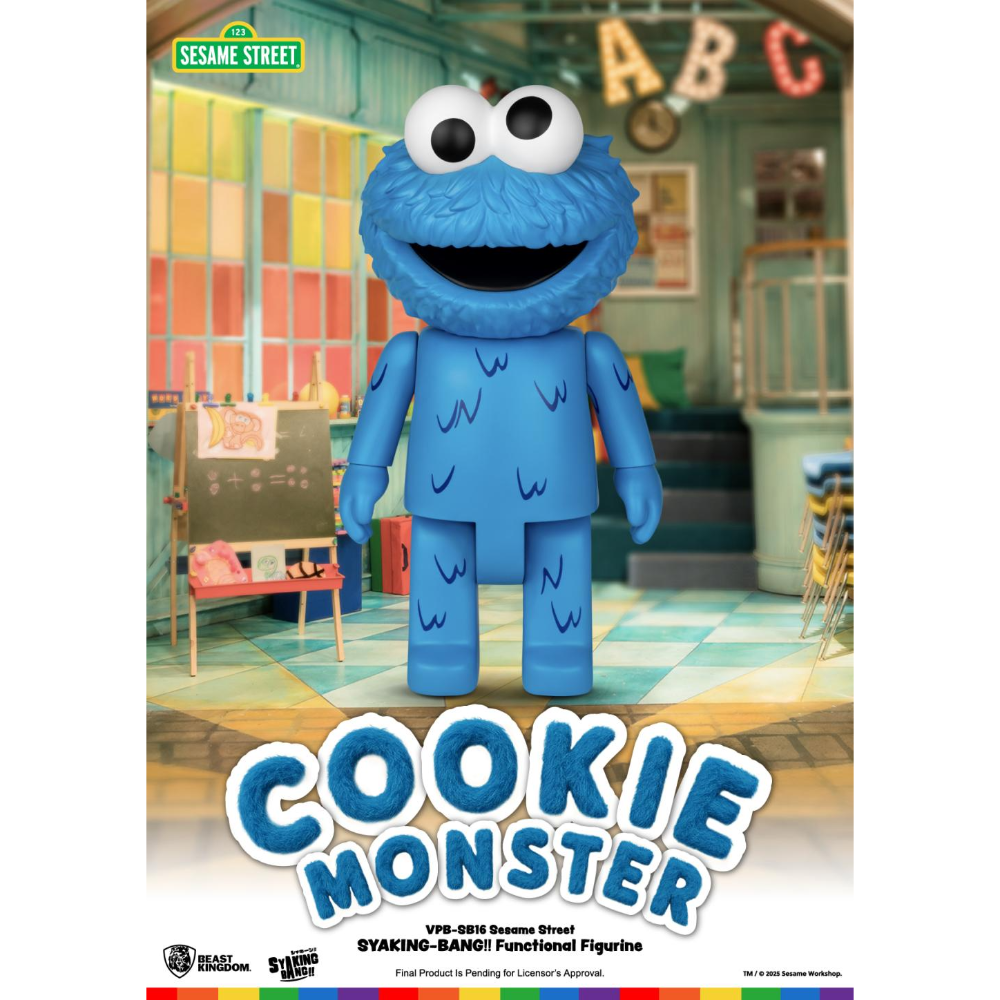 Beast Kingdom 芝麻街 Sesame Street SYAKING-BANG!! Functional Figurine - Cookie Monster