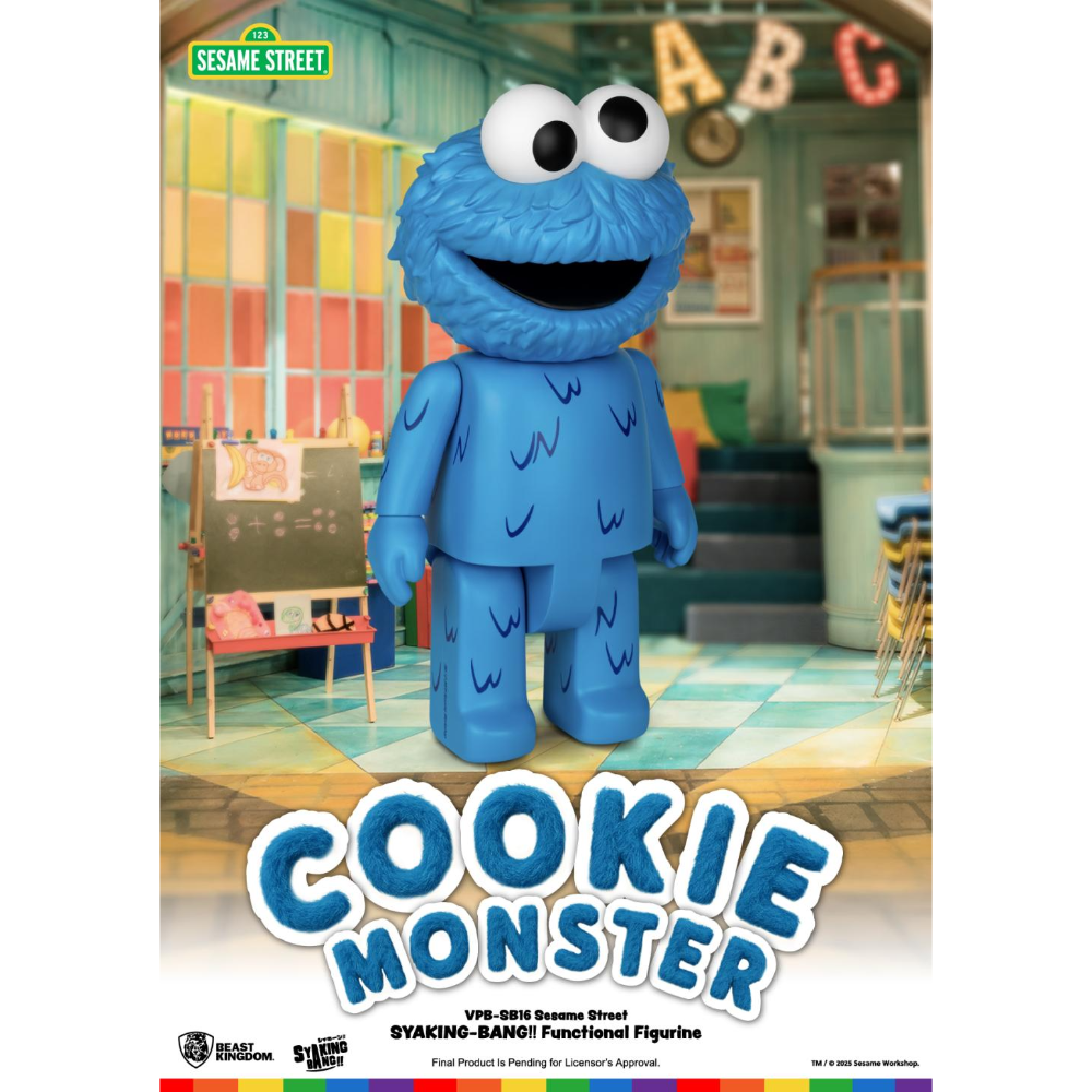 Beast Kingdom 芝麻街 Sesame Street SYAKING-BANG!! Functional Figurine - Cookie Monster