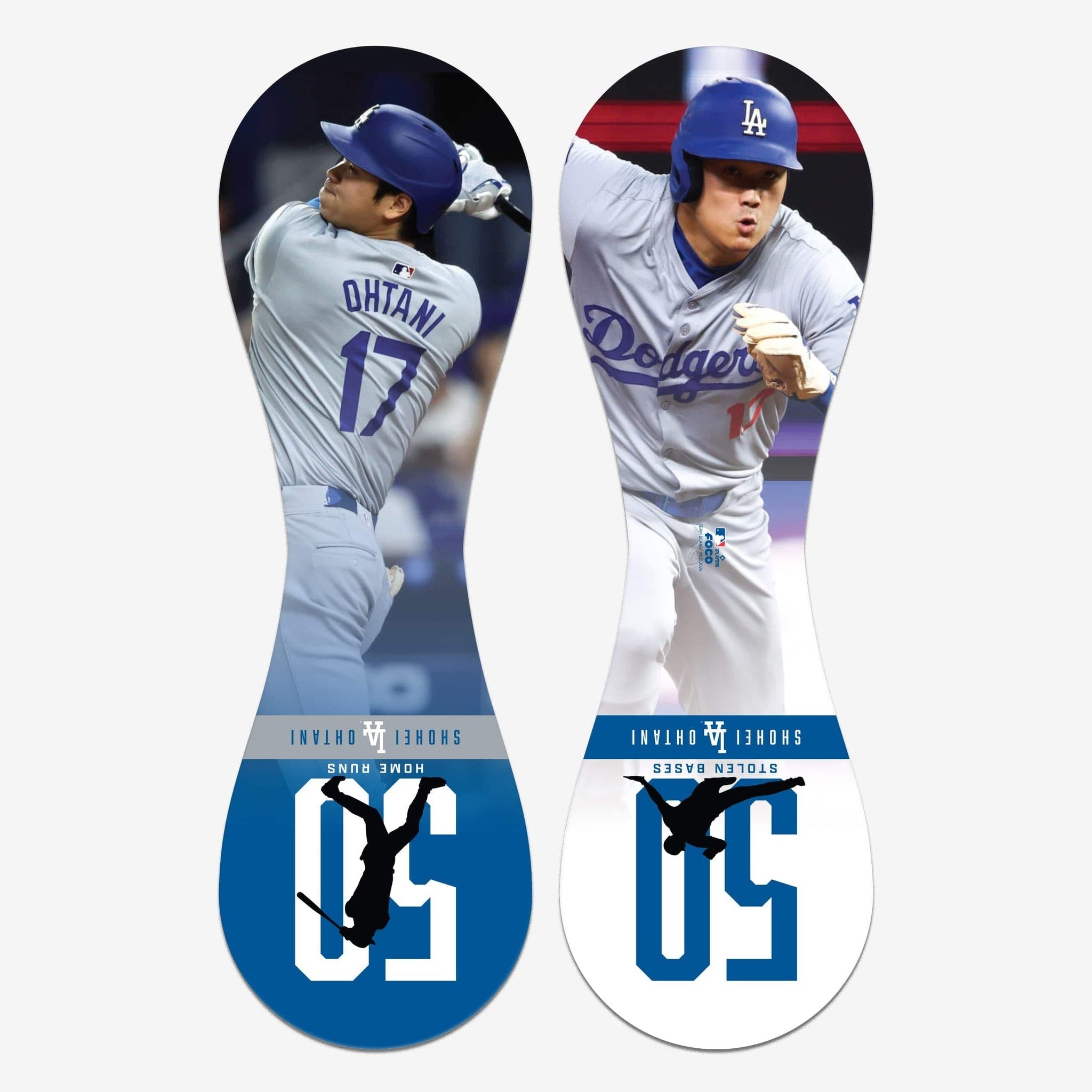 MLB棒球 Shohei Ohtani 大谷翔平 洛杉磯道奇 50 Home Runs & 50 Stolen Bases Picture Baseball 50/50俱樂部 人像大圖 紀念球 Foco 全新