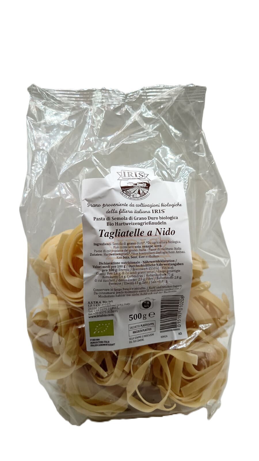 IRIS BIO 有機寬條麵 (500g) (55741)