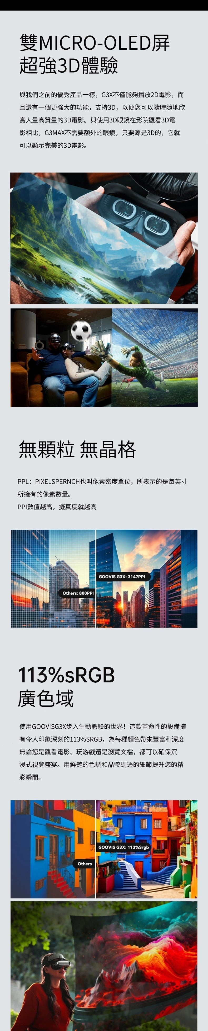 GOOVIS G3X Head-Mounted Display