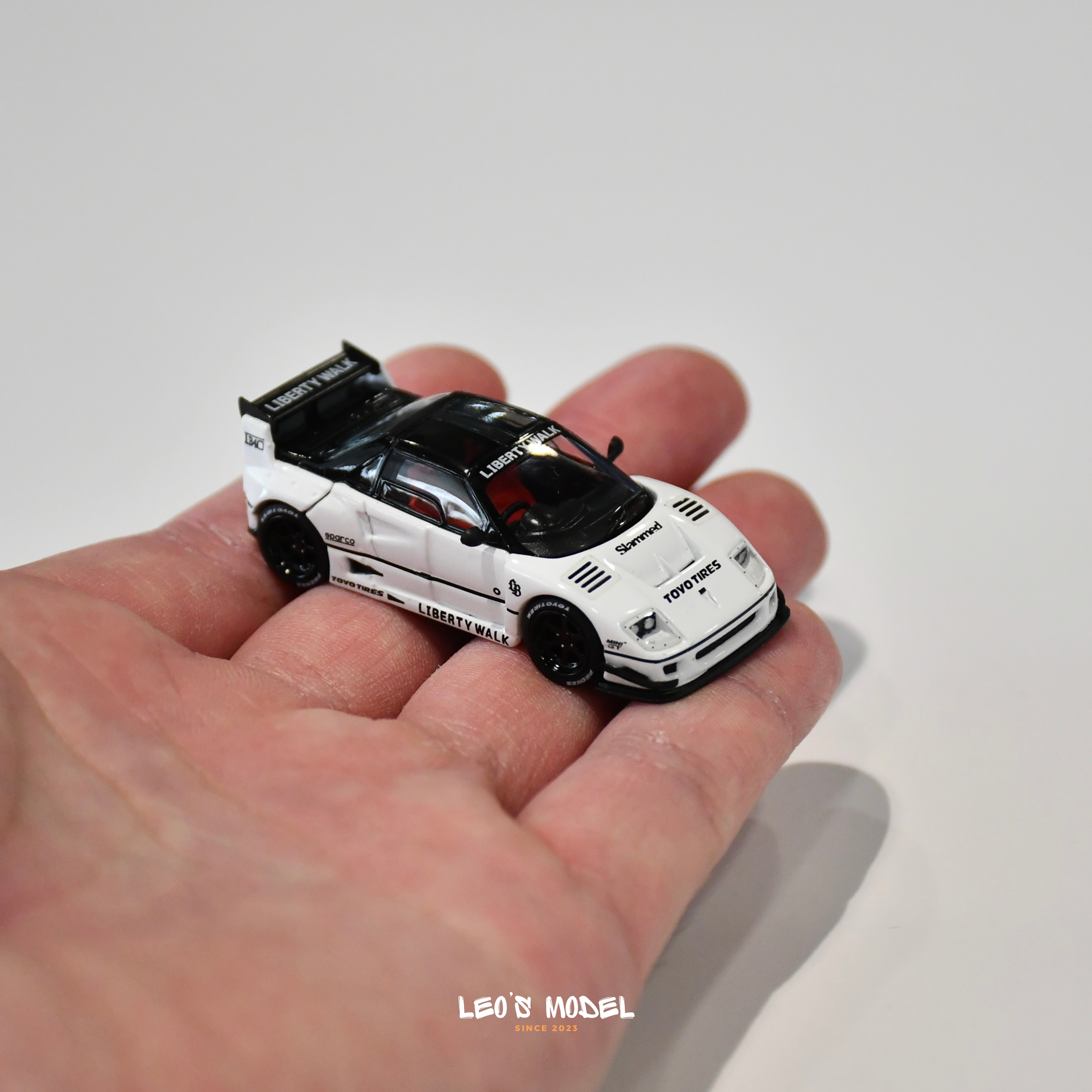 MINI GT 953 Mazda AZ-1 Liberty Walk LB40 White 2024 Tokyo Auto Salon