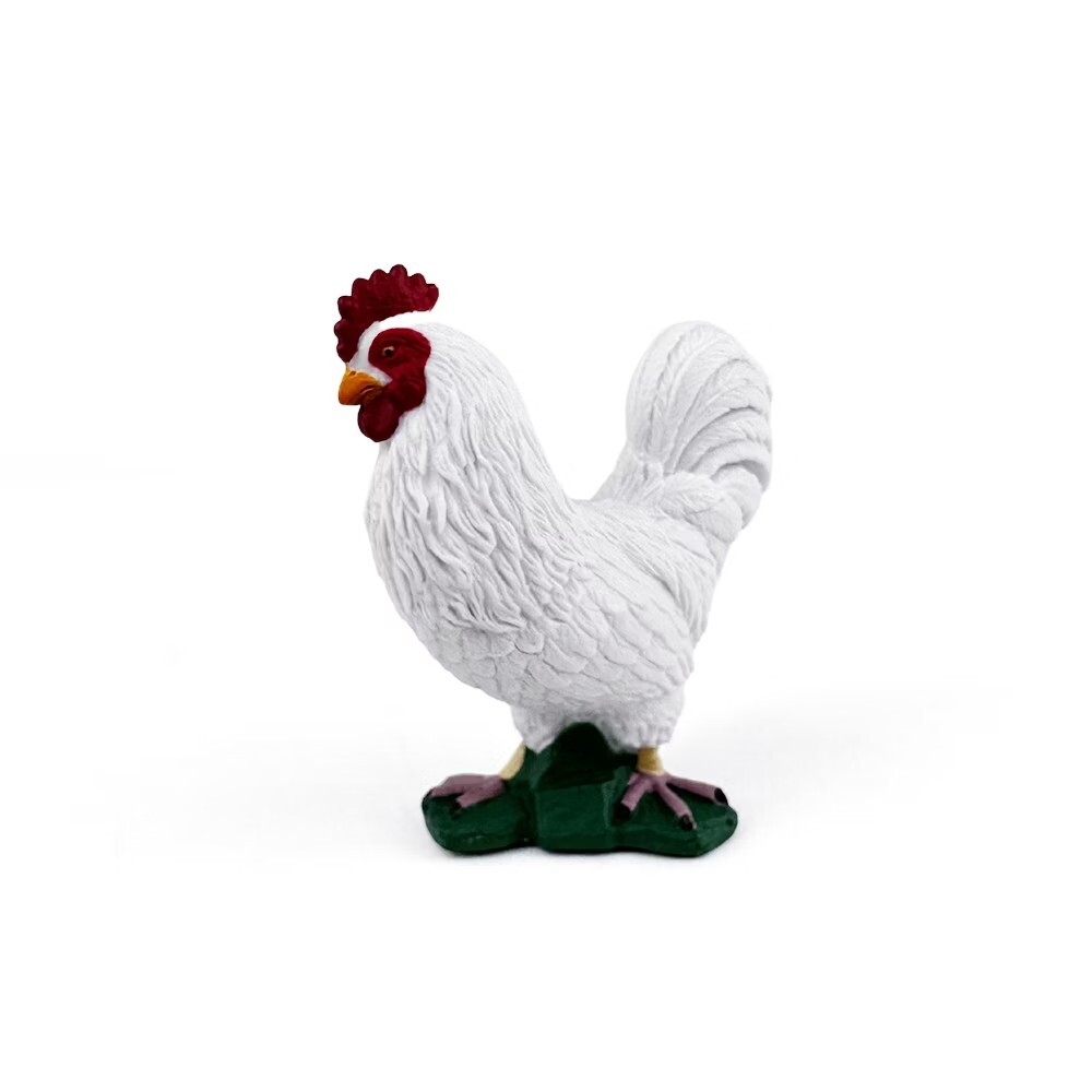 【永曄】collectA 白公雞~英國高擬真模型-R88128