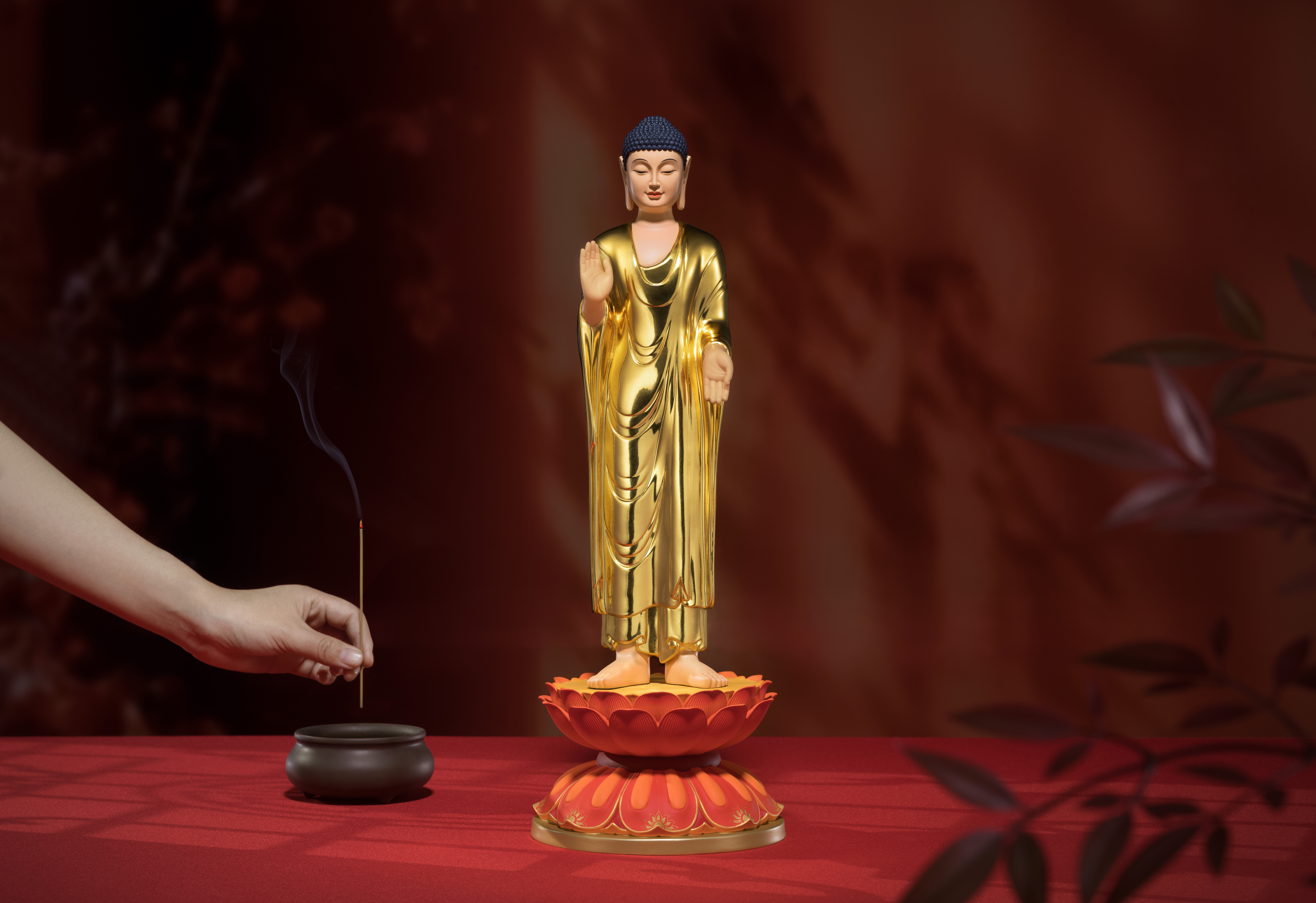 太銅．北魏古韻釋迦牟尼佛(金箔版)｜收藏級藝術品