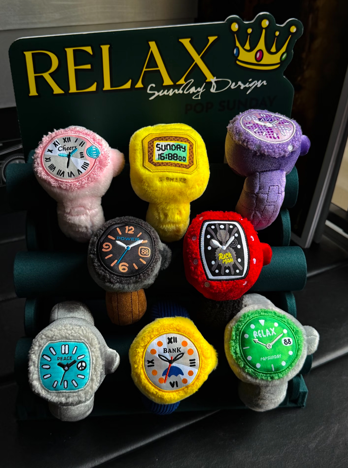 代購-POP SUNDAY ART STUDIO RELAX手錶 盲盒 一中盒