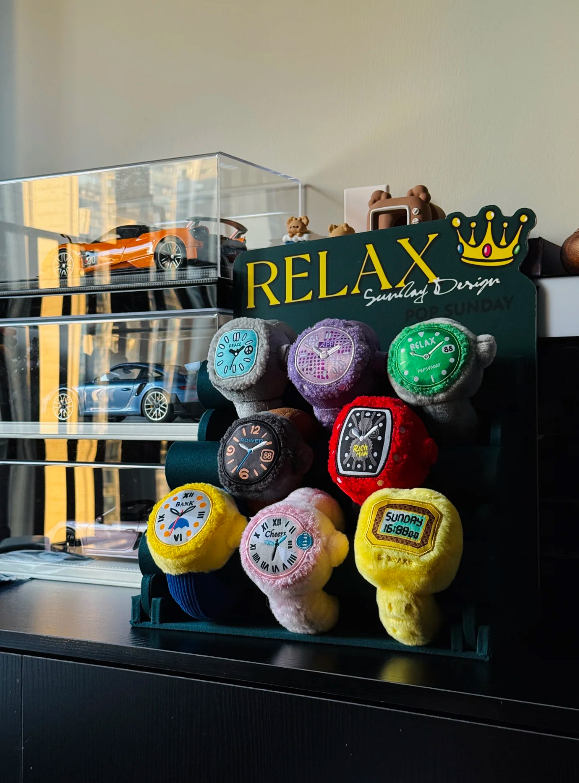 代購-POP SUNDAY ART STUDIO RELAX手錶 盲盒 一中盒