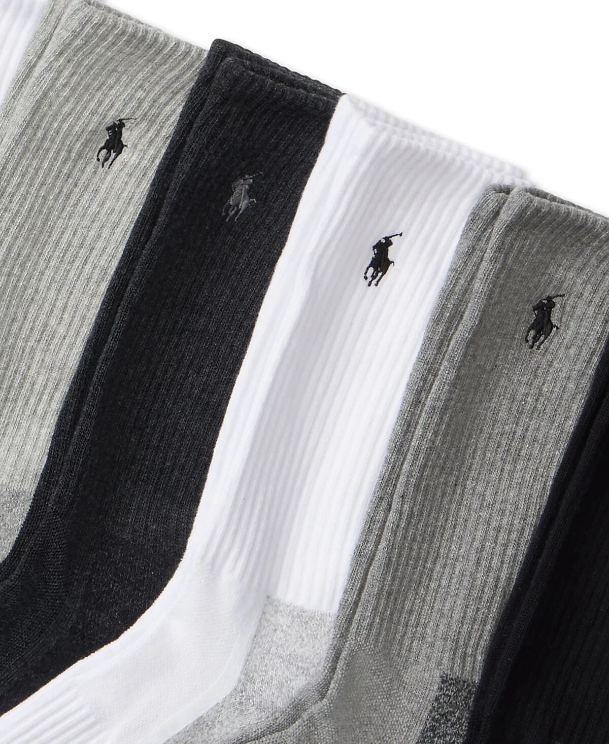 【代購】Polo Ralph Lauren Performance Crew Socks 基本款長襪6入組