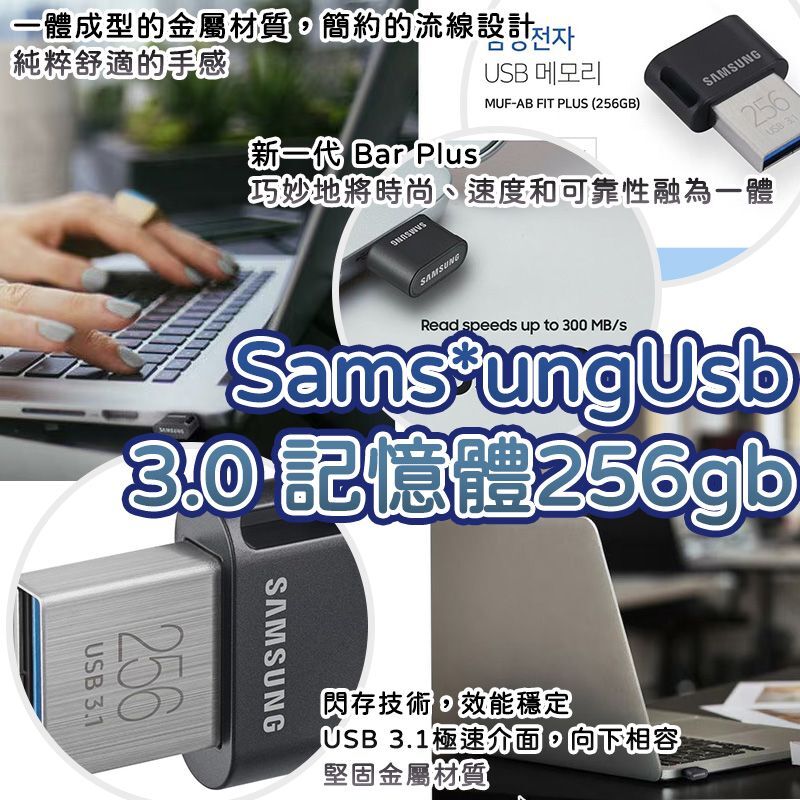 Samsung 3.0 迷你記憶體 USB 256GB
