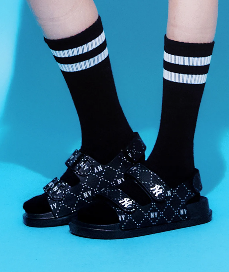 【直播】MLB LL081576 厚底涼鞋