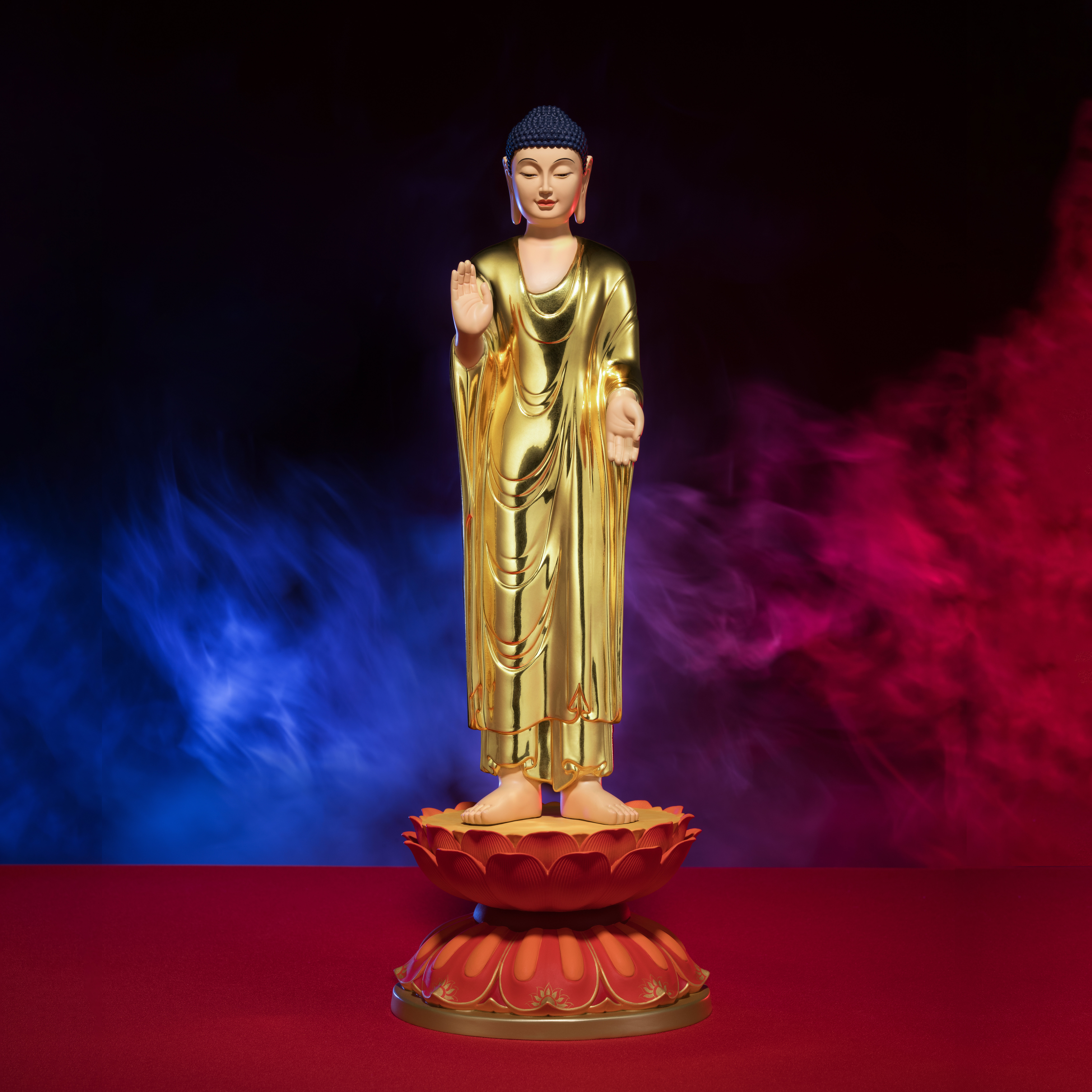 太銅．北魏古韻釋迦牟尼佛(金箔版)｜收藏級藝術品