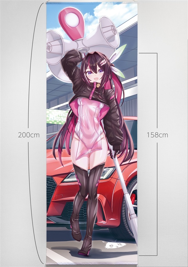 C106「同人代購」「Melonbooks代購」ACCEL SATO - AZKiレースクイーン等身大タペストリー