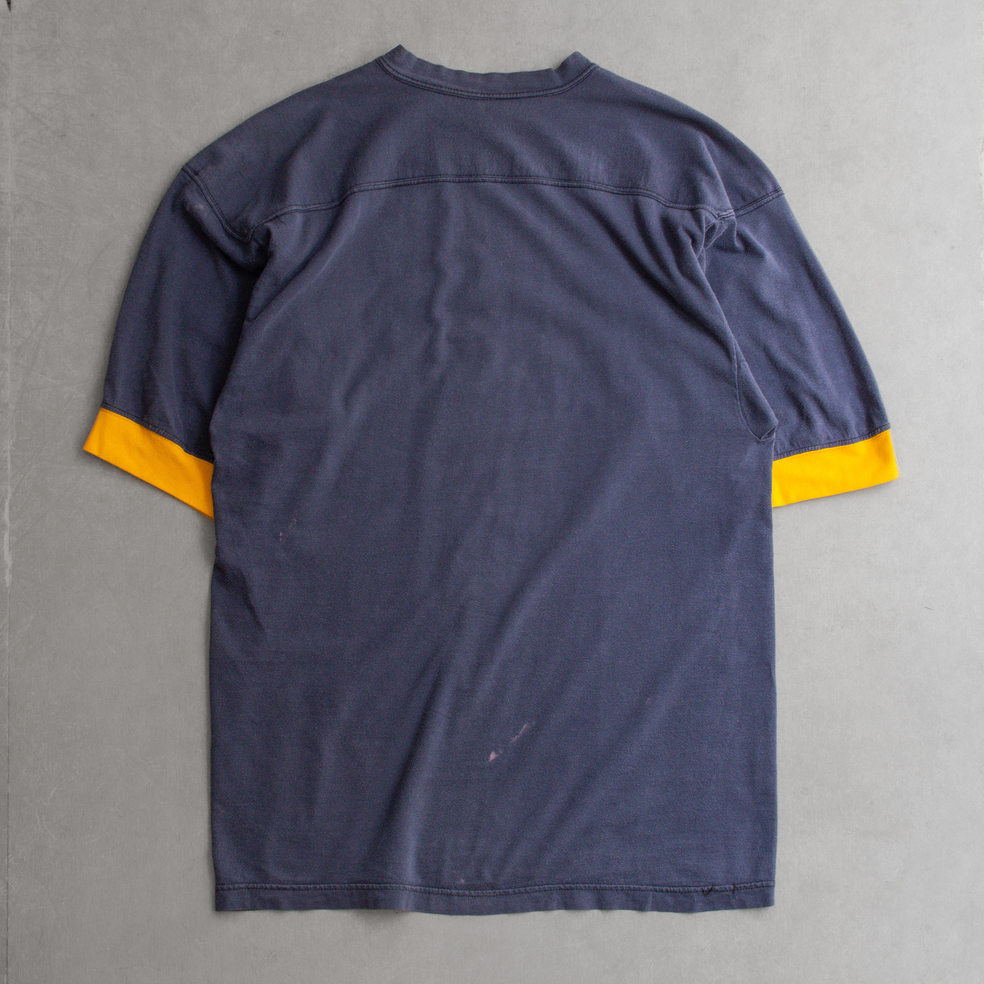 70S RUSSELL ATHLETIC TEE 美國製 深藍 滾邊 兄弟會 運動 短袖 T恤