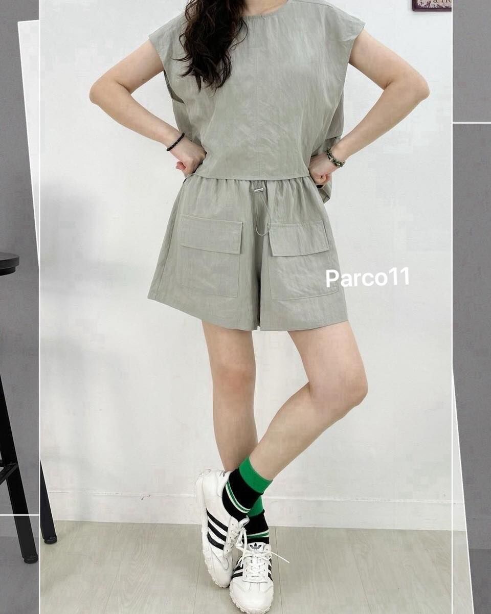 【遮肉又修身的涼感休閒套裝組】（現貨）