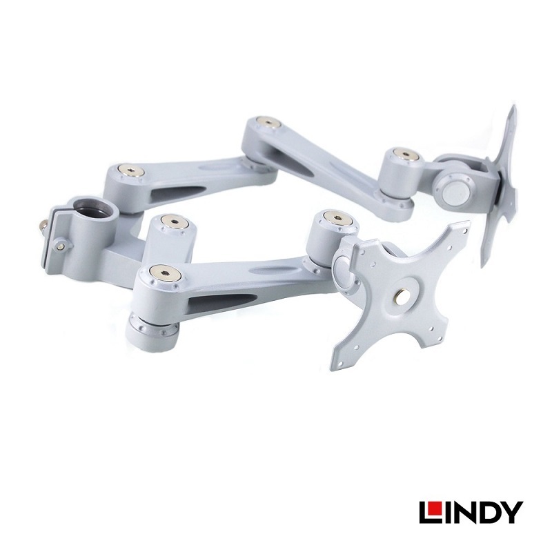 米特3C數位–LINDY 林帝 雙液晶螢幕長旋臂式支臂 40697