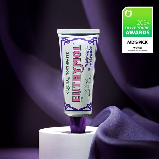 EUTHYMOL 紫色亮白牙膏 106g