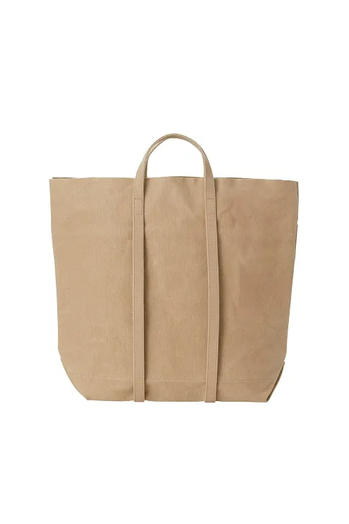 AMIACALVA WASHED CANVAS 6POCKETS TOTE - T (3COL)