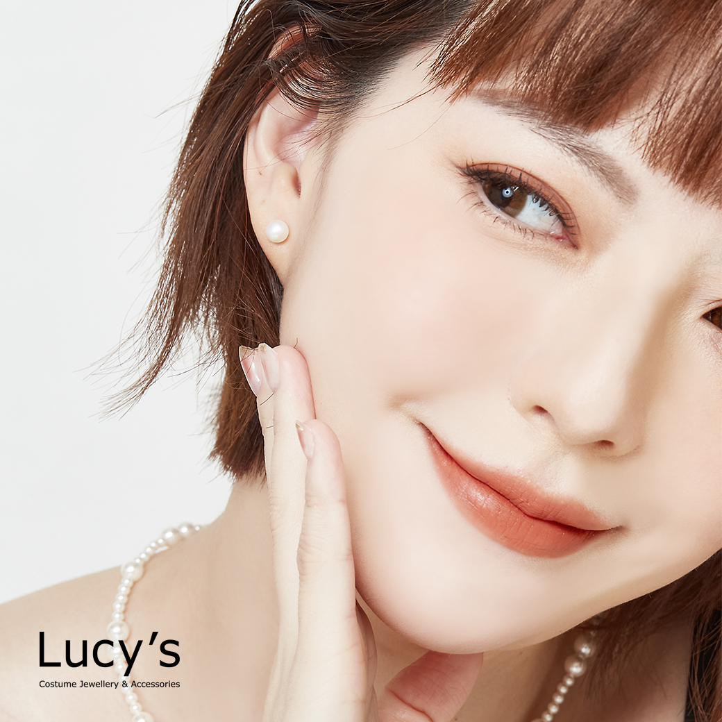 925純銀 溫柔珍珠 耳環 (126485)