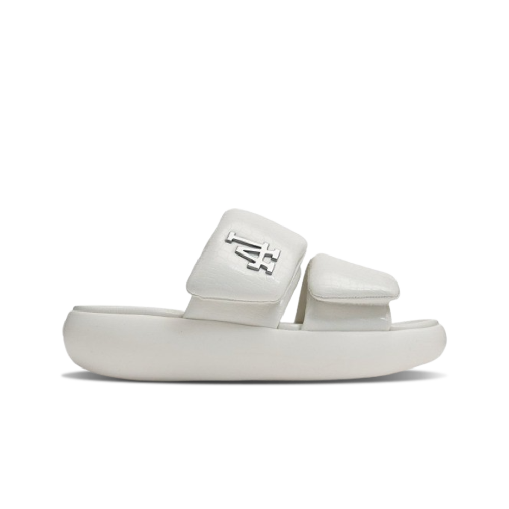 【直播】MLB LL081581 LA LOGO 拖鞋(象牙白)