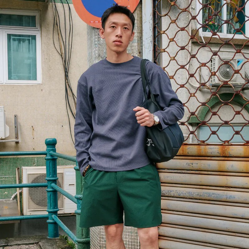 【現貨】BOHRHOO Functional Waffle LS Tee 華夫格 機能 長袖 淺杏 石墨灰