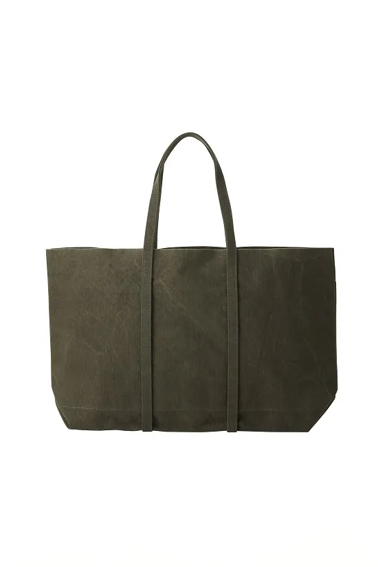 AMIACALVA WASHED CANVAS 6POCKETS TOTE - L (3COL)