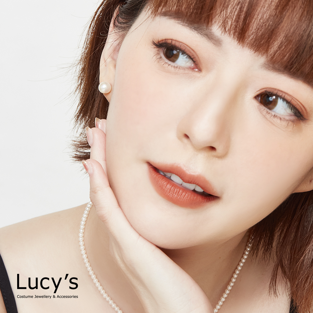 925純銀 氣質珍珠 耳環 (二色) (126588/126589)